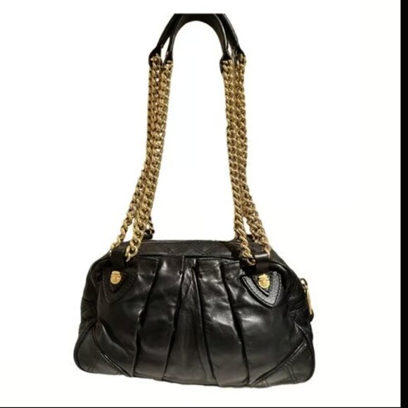 Marc Jacobs Pleated Little Gordon Chain Bag – Black - Picture 3 of 7